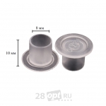 Колпачки для краски Tattoo Caps TA-226G, Плоское основание, 8 мм