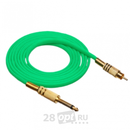 RCA-корд для тату-машинки BUREN TATTOO, Green