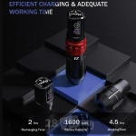 Роторная тату-машинка для художественной татуировки EZ P3 Pro, Matte Red