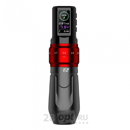 Роторная тату-машинка для художественной татуировки EZ P3 Pro, Matte Red